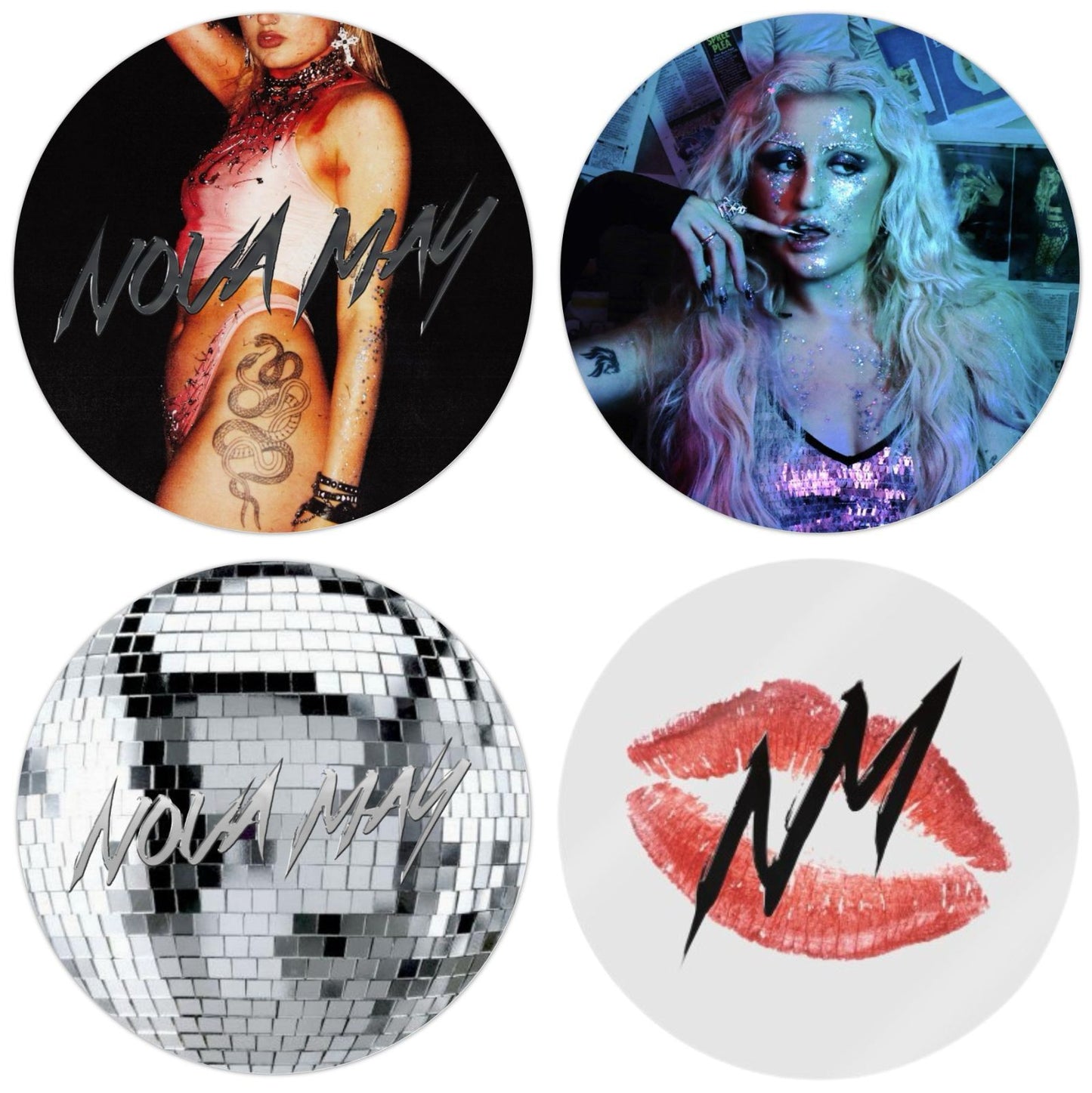 Nova May 'I AM THE CLUB Collectable Sticker Collection